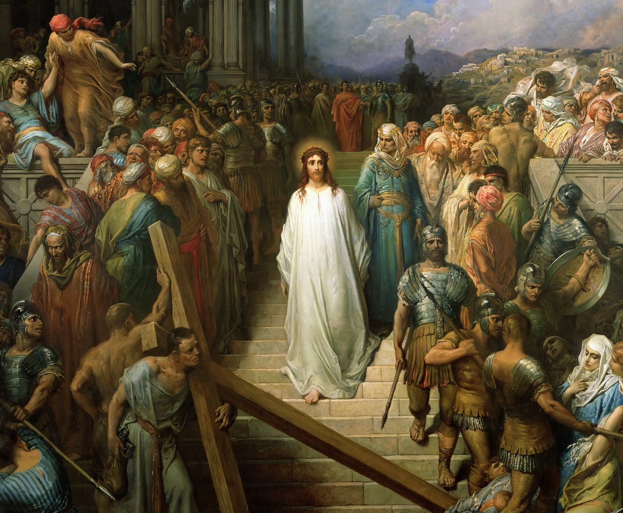 Cristo lascia il pretorio, tra il 1874 e il 1880 da Gustave Dore