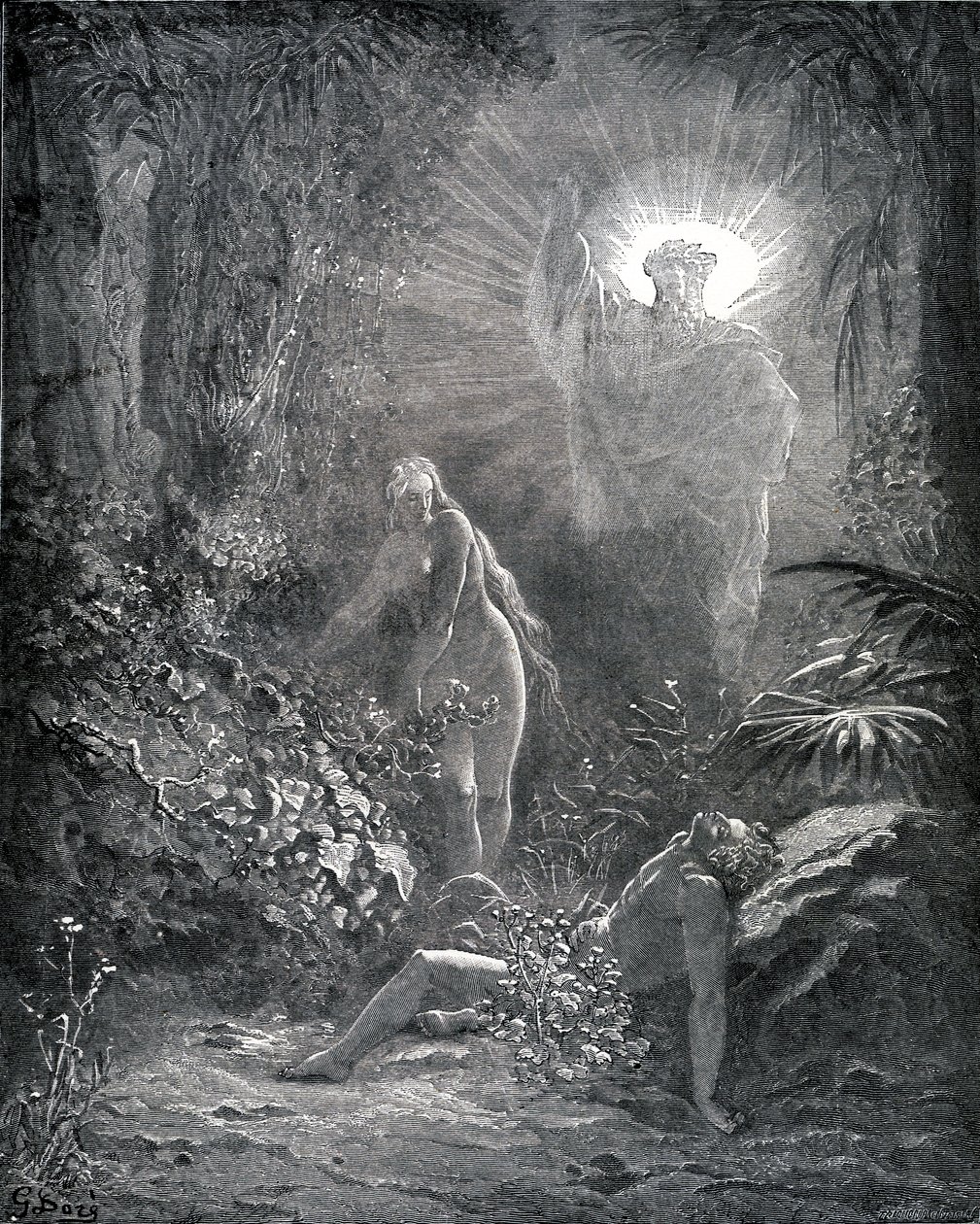 Creazione di Eva da Gustave Dore