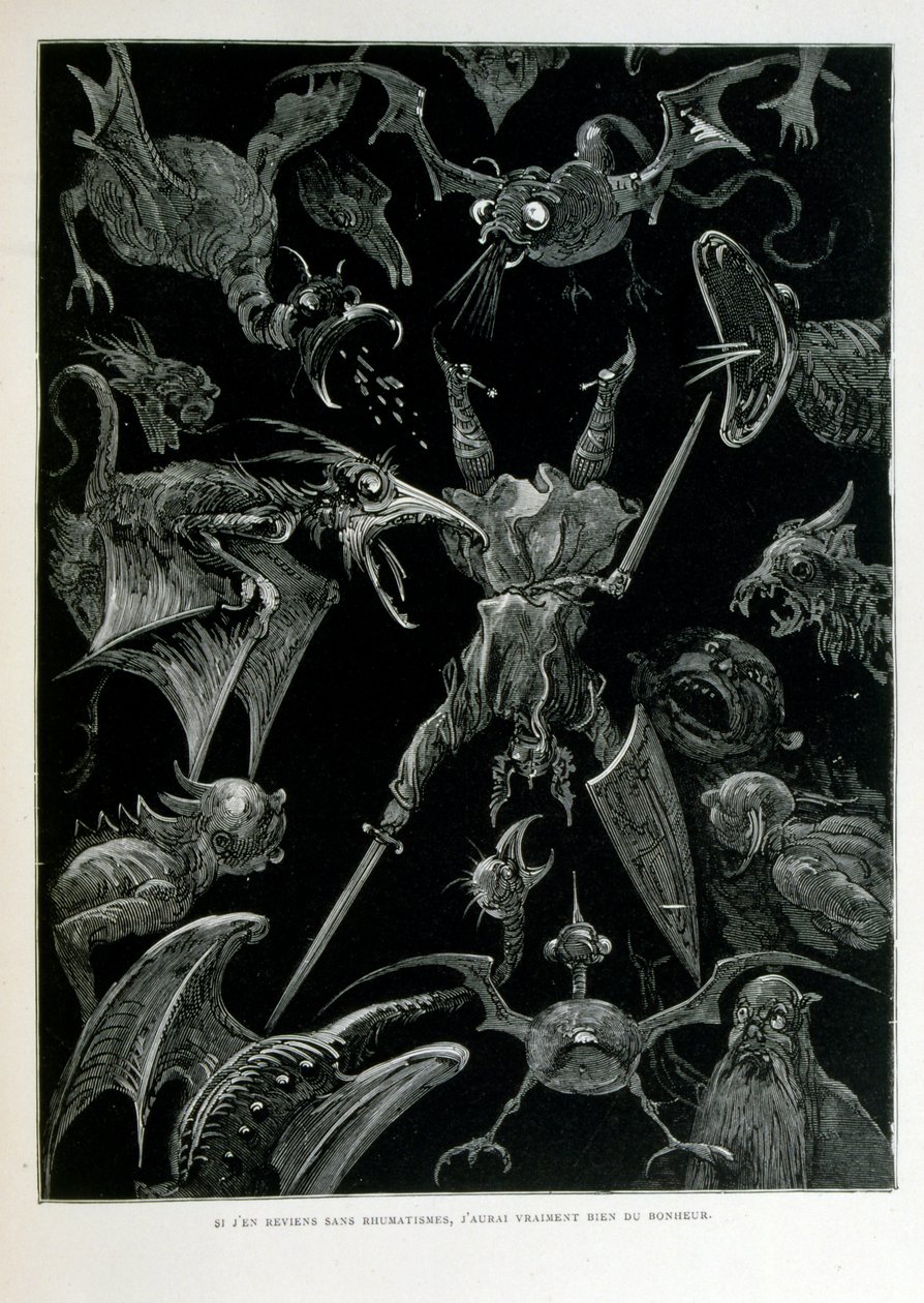 Croque-Mitaine; illustrazione del 1863, di Gustave Doré da Gustave Dore