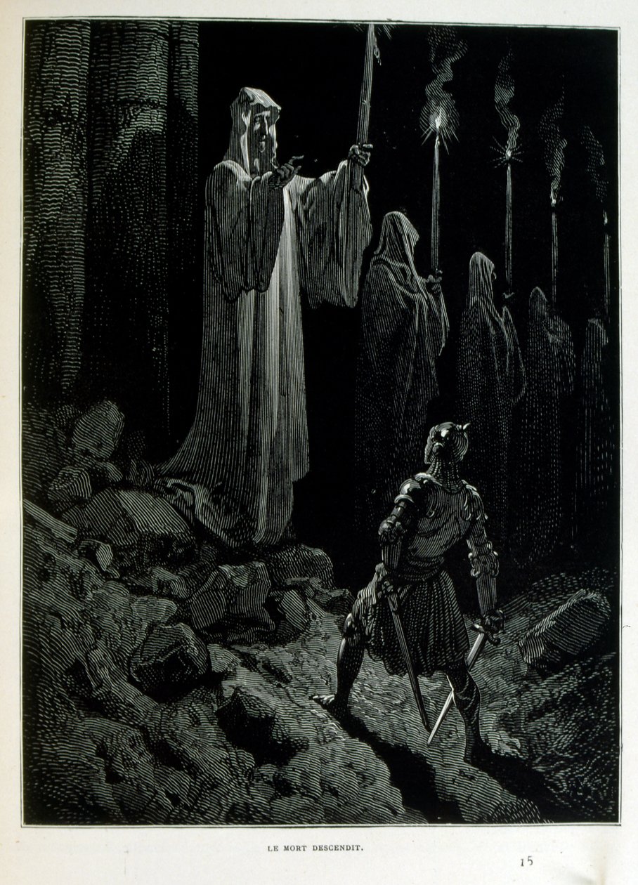 Croque-Mitaine; illustrazione del 1863, di Gustave Doré (1832-1883); artista francese, incisore, illustratore. Croque-Mitaine (l