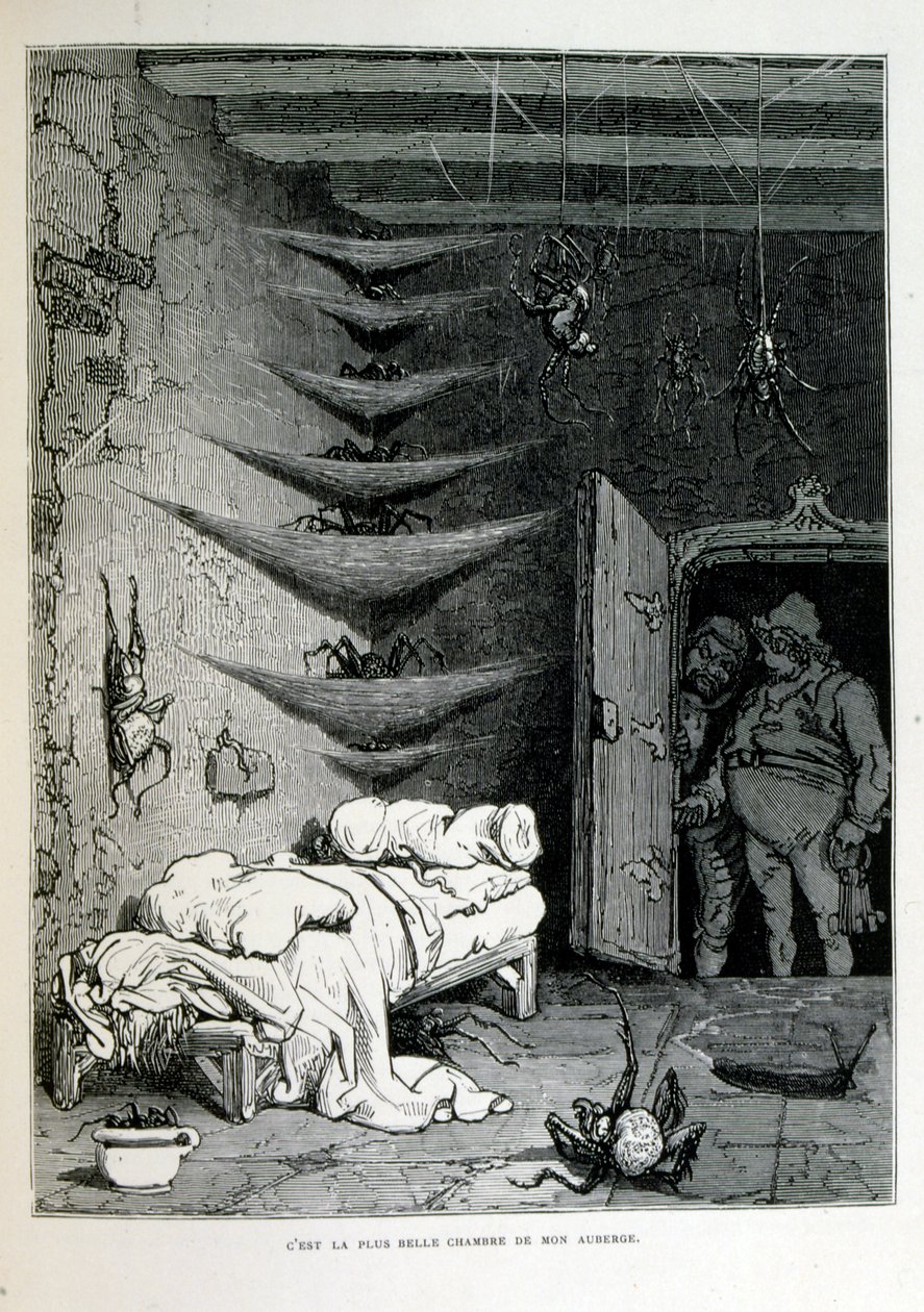 Croque-Mitaine; illustrazione del 1863, di Gustave Doré (1832-1883); artista francese, incisore, illustratore. Croque-Mitaine (l