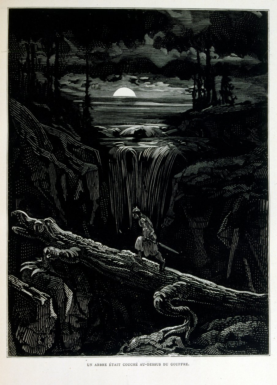 Croque-Mitaine; illustrazione del 1863, di Gustave Doré (1832-1883); artista francese, incisore, illustratore. Croque-Mitaine (l