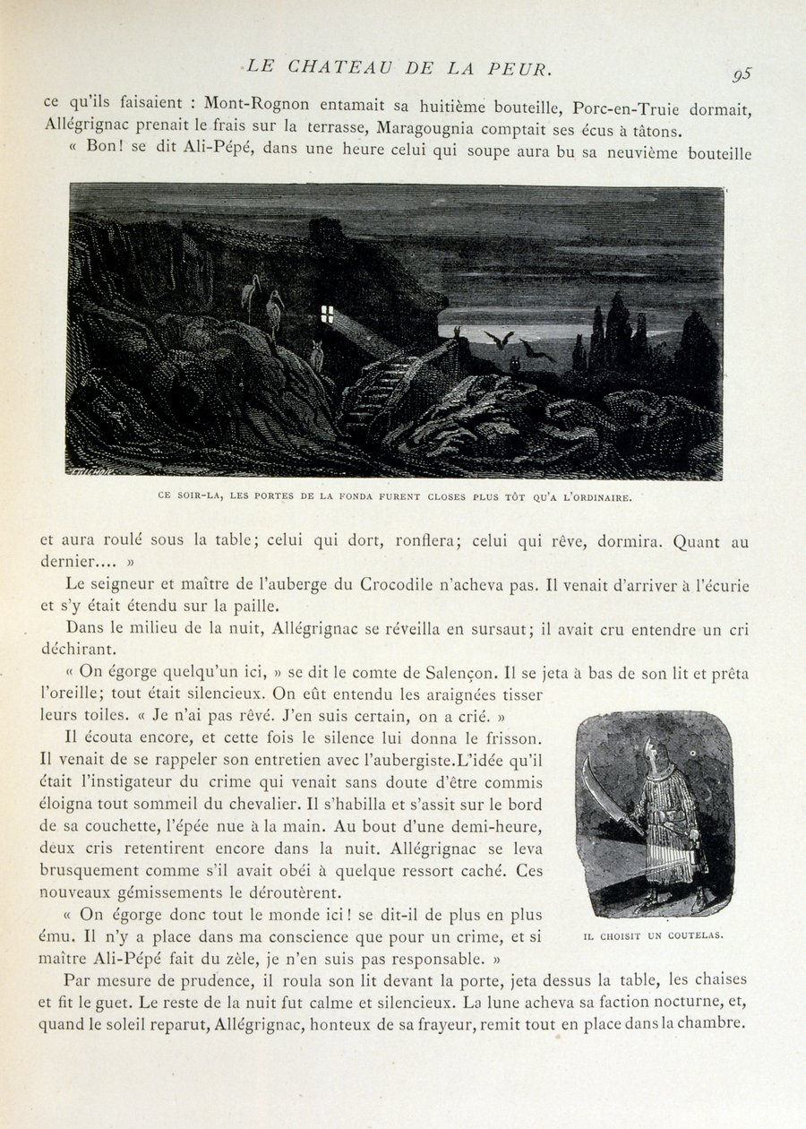 Croque-Mitaine; illustrazione del 1863, di Gustave Doré (1832-1883); artista francese, incisore, illustratore. Croque-Mitaine (l