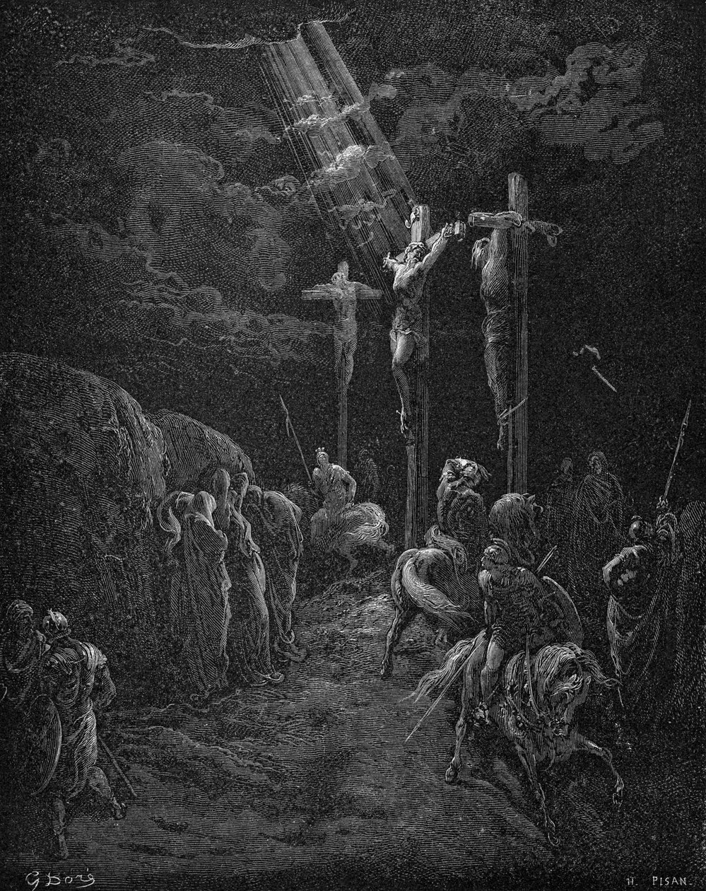 Crocifissione di Gesù da Gustave Dore