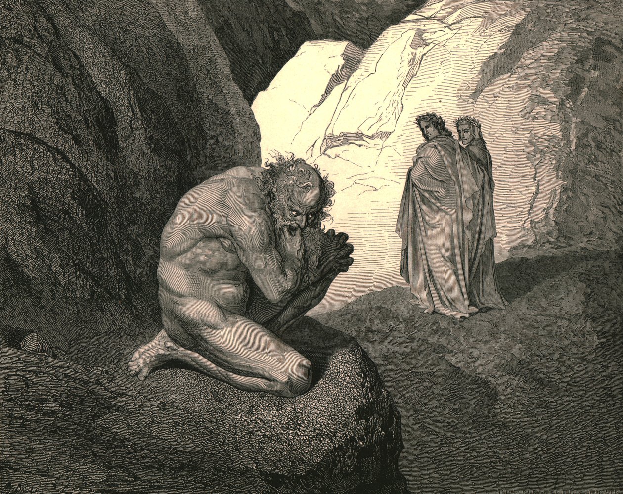 Maledetto lupo! La tua furia si consumi dentro di te!, c1890 da Gustave Dore