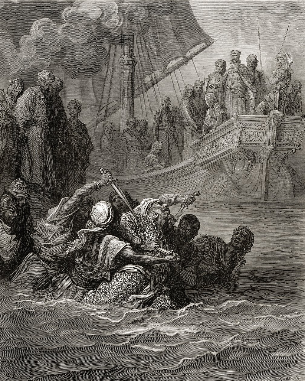 La morte di Almoadam, illustrazione da 