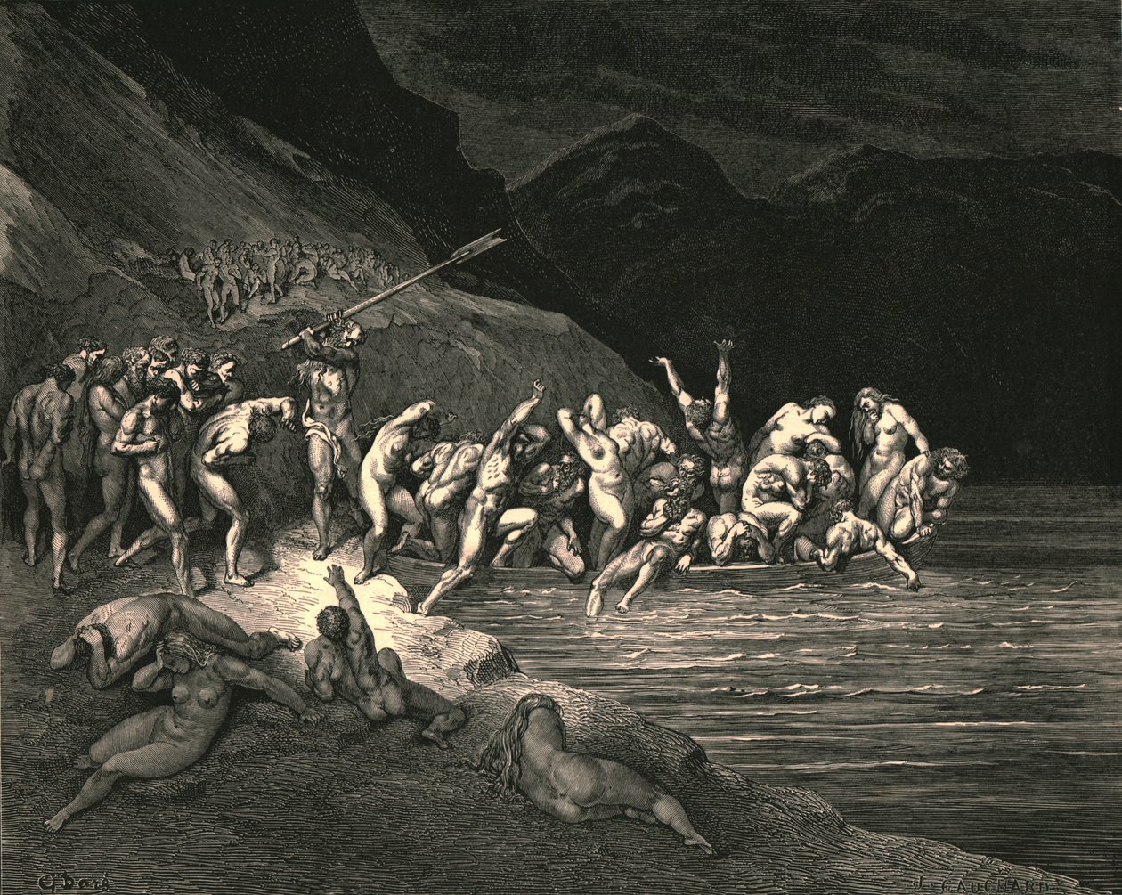 Een allo stesso modo la malvagia progenie di Adamo, c1890 da Gustave Dore