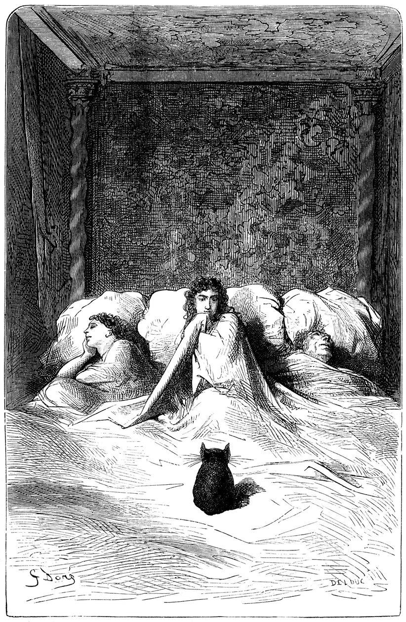 Incisione di Gustave Dore che illustra il romanzo di Theophile Gautier 