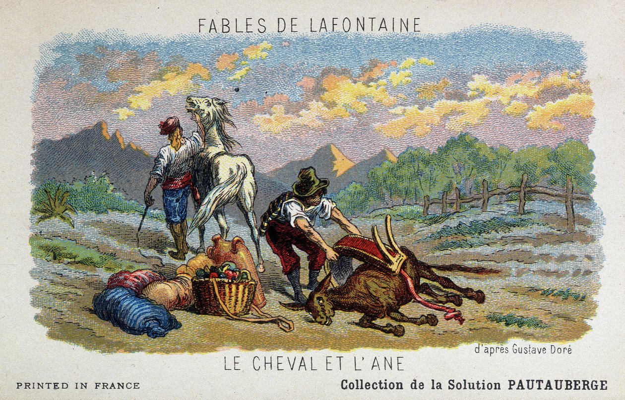 Favola di La Fontaine: il cavallo e l