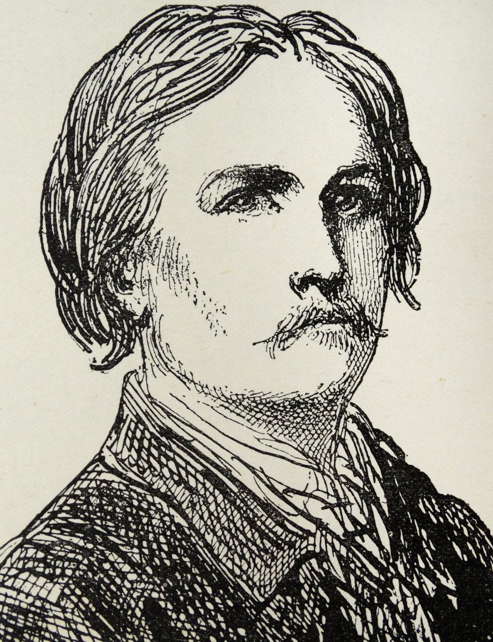 Gustave Doré - 1832-73 artista francese e illustratore di libri incisione dopo un autoritratto da Gustave Dore