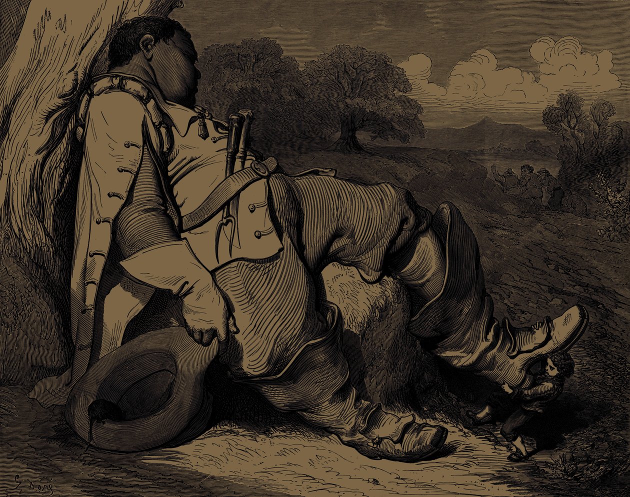 Pollicino, incisione di Gustave Doré da Gustave Dore