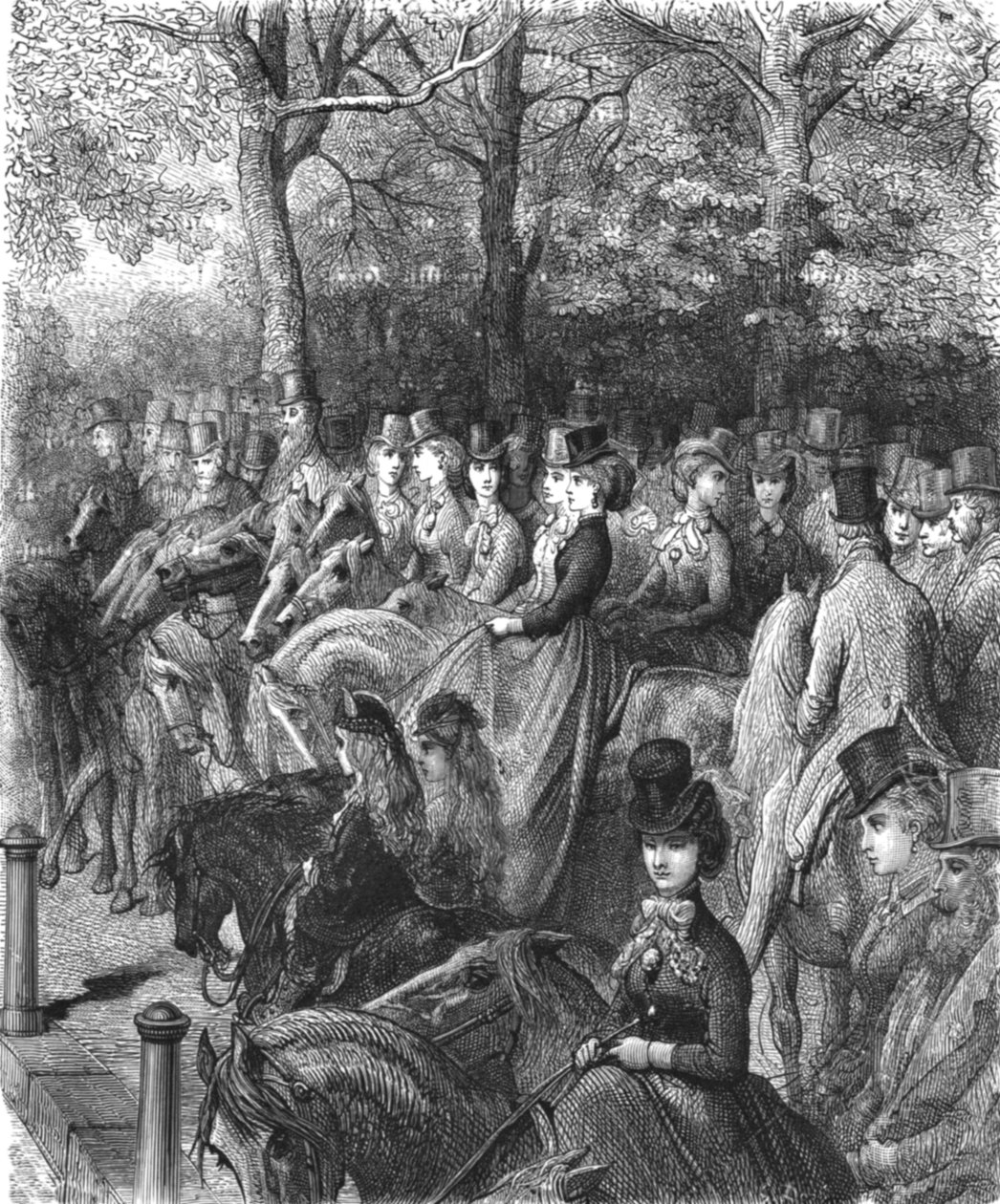 Hyde Park Corner - The Row da Gustave Dore
