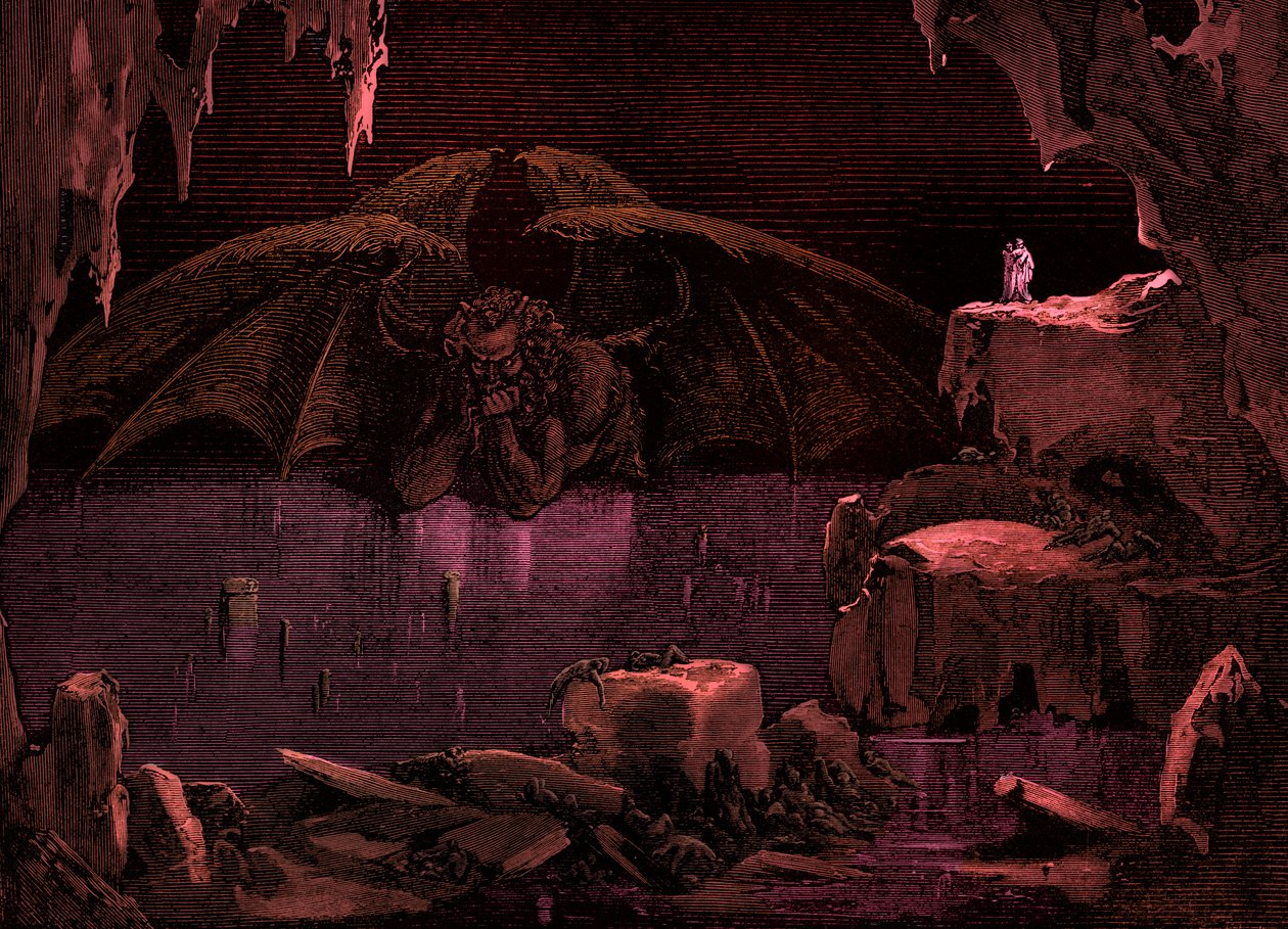 Illustrazione per La Divina Commedia - Inferno di Dante da Gustave Dore
