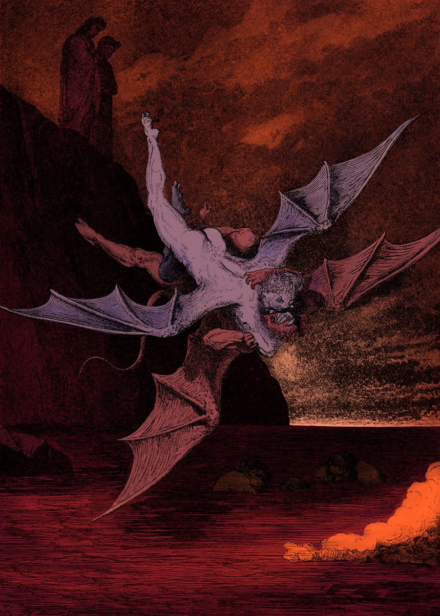 Illustrazione per La Divina Commedia - Inferno di Dante da Gustave Dore