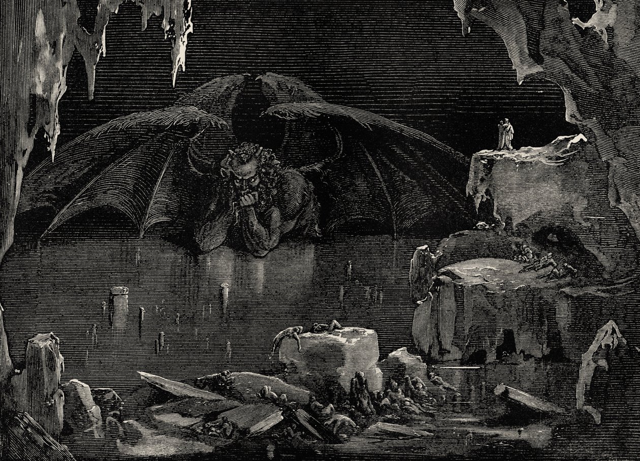 Illustrazione per La Divina Commedia - Inferno di Dante da Gustave Dore