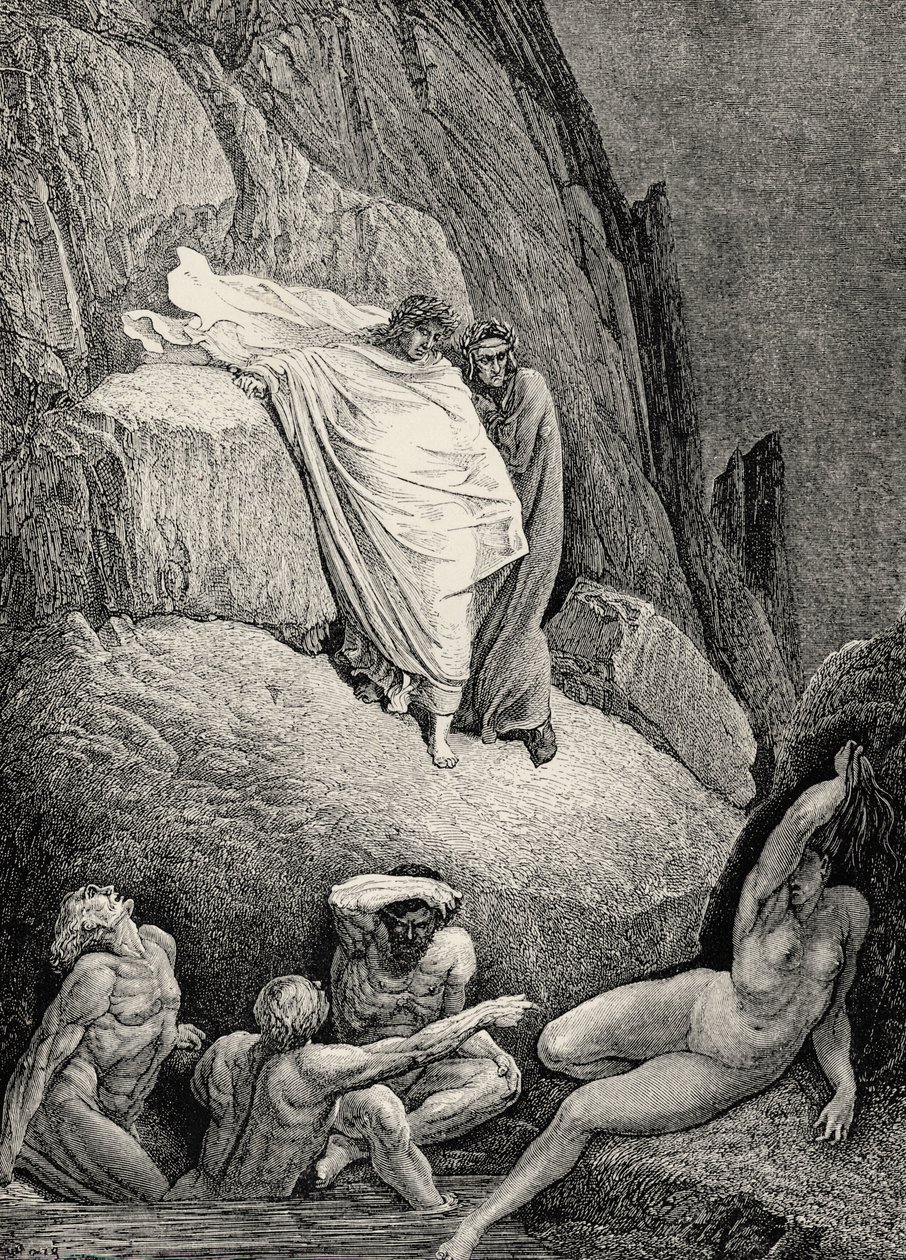 Illustrazione per La Divina Commedia - Inferno di Dante da Gustave Dore