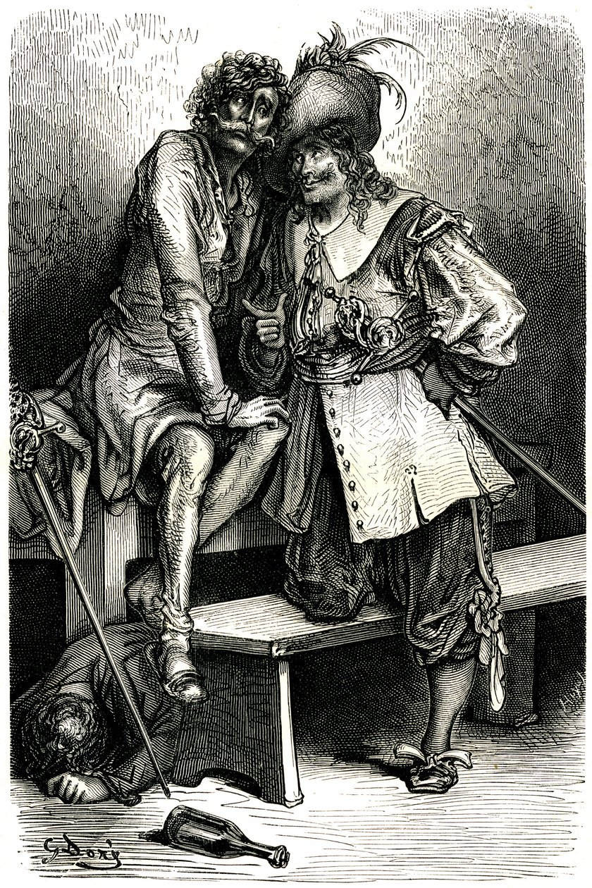 Illustrazione per il Capitano Fracassa da Gustave Dore