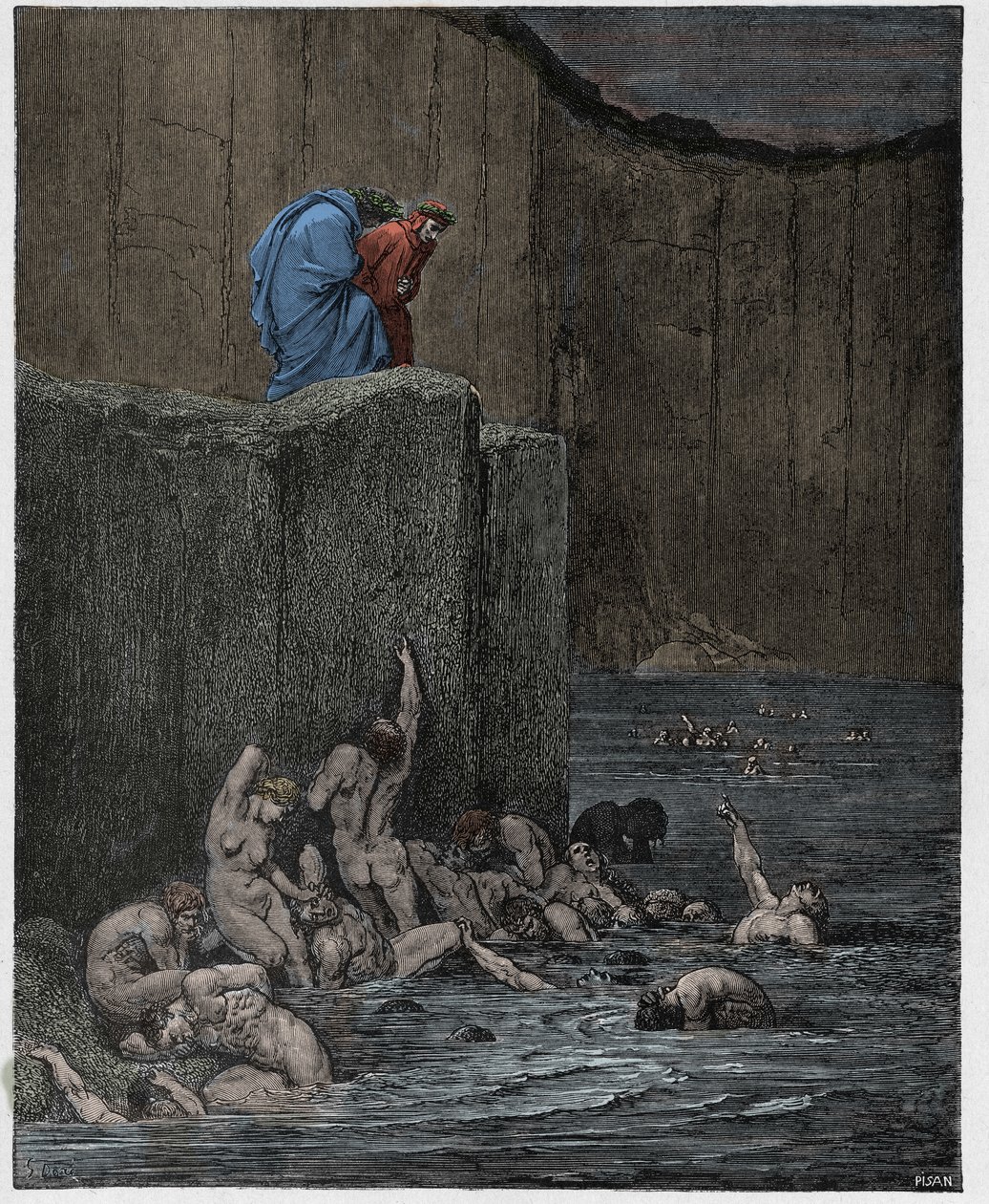 Inferno, Canto 18: Adulatori e lussuriosi nell