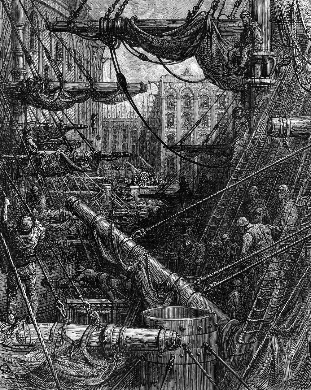 Dentro i Docks da Gustave Dore