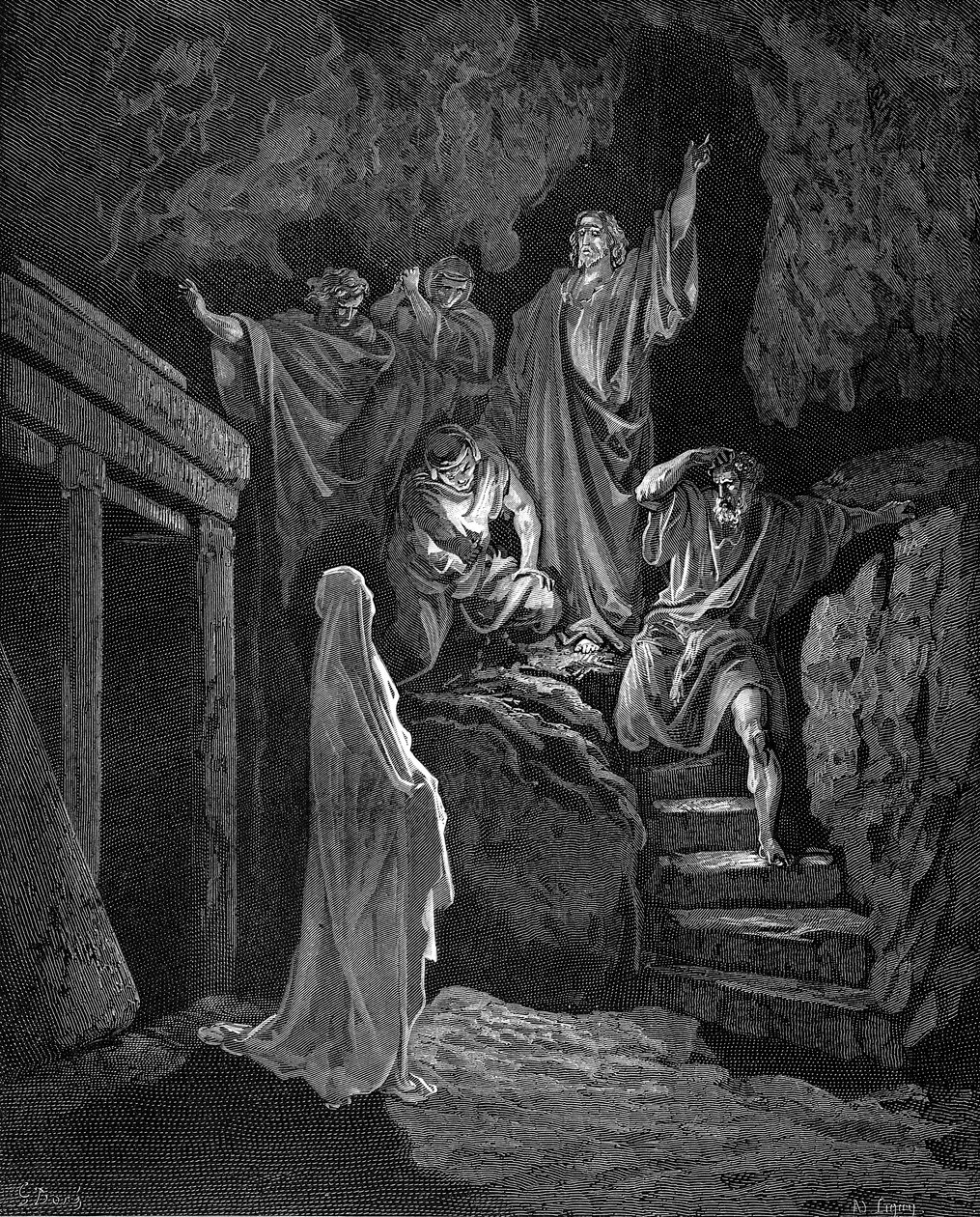Gesù risuscita Lazzaro dalla sua tomba, 1865-1866 da Gustave Dore