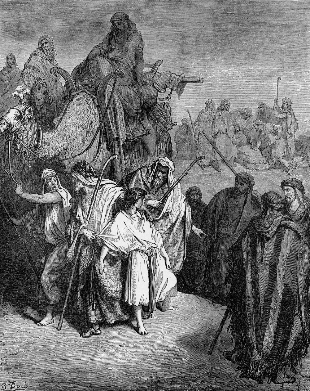 Giuseppe venduto in Egitto da Gustave Dore