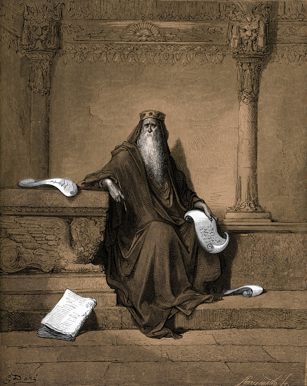 Re Salomone - Bibbia da Gustave Dore