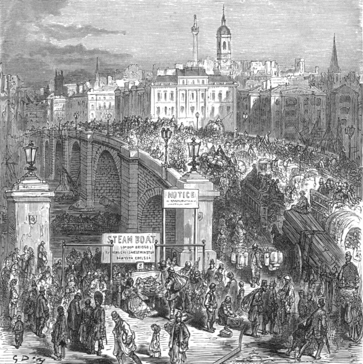 London Bridge da Gustave Dore