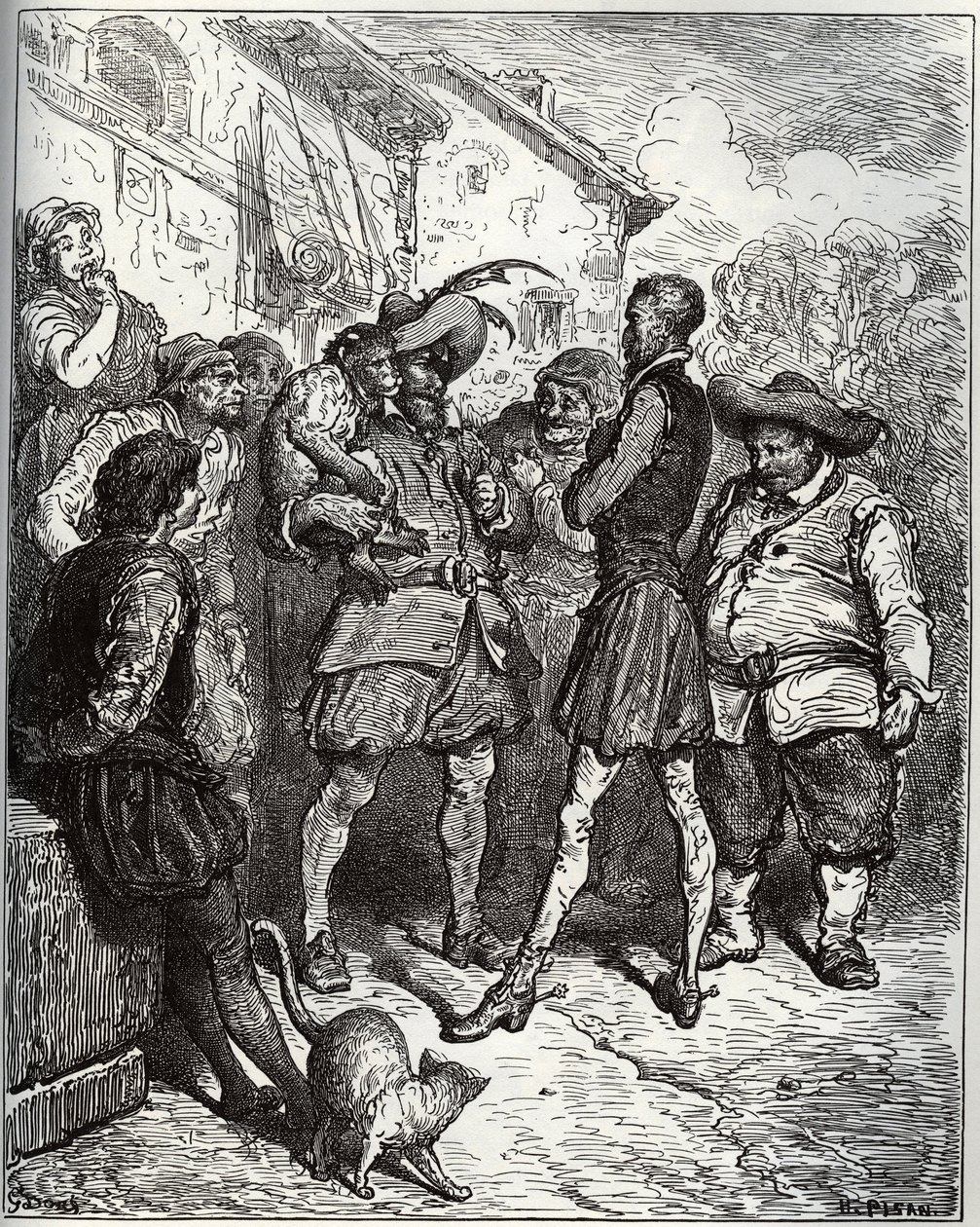Maese Pedro e la scimmia indovina - da 