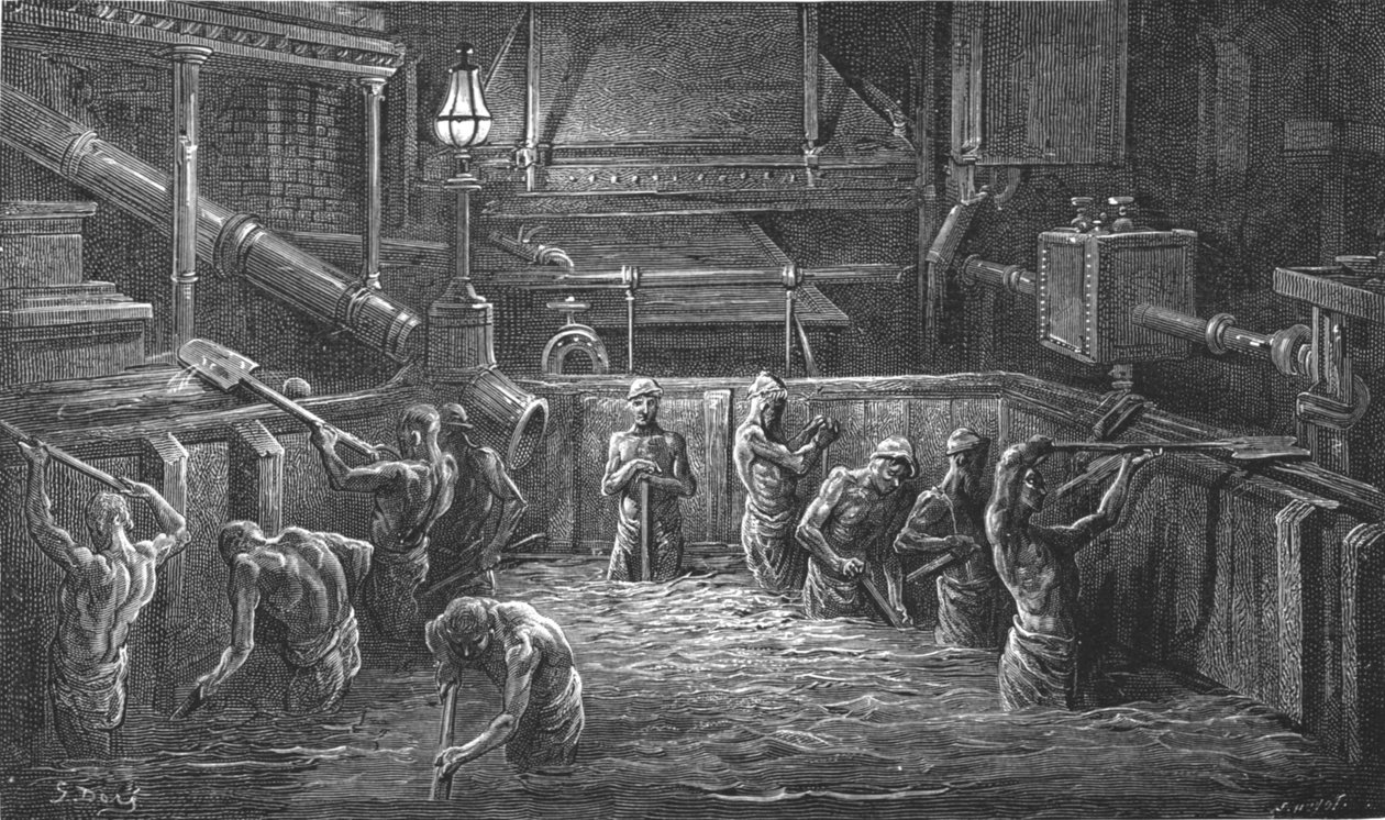 Mescolando il malto da Gustave Dore