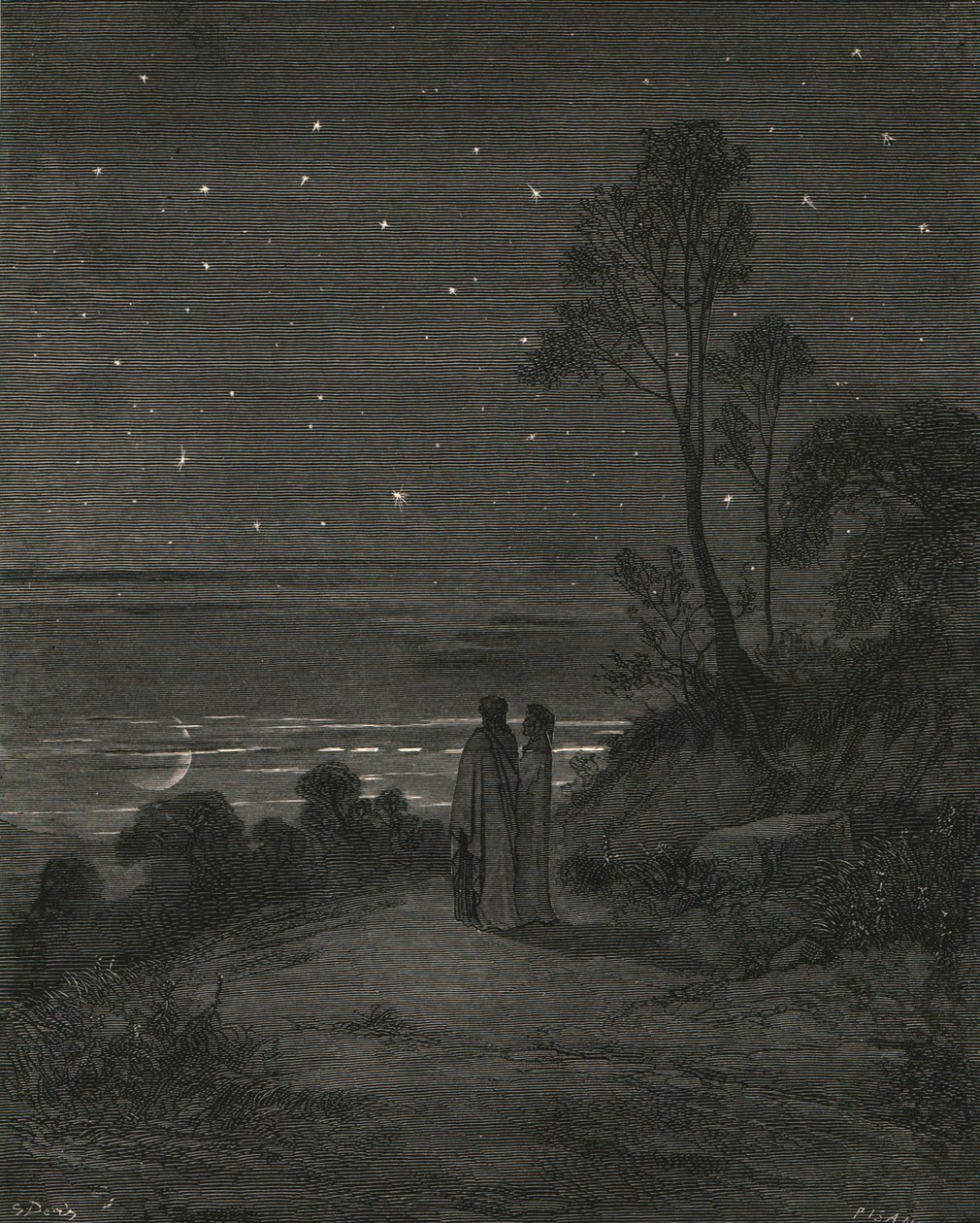 Ora il giorno stava finendo, c1890 da Gustave Dore