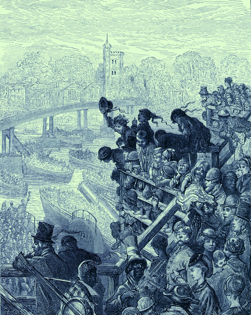 Regata Oxford e Cambridge da Gustave Dore