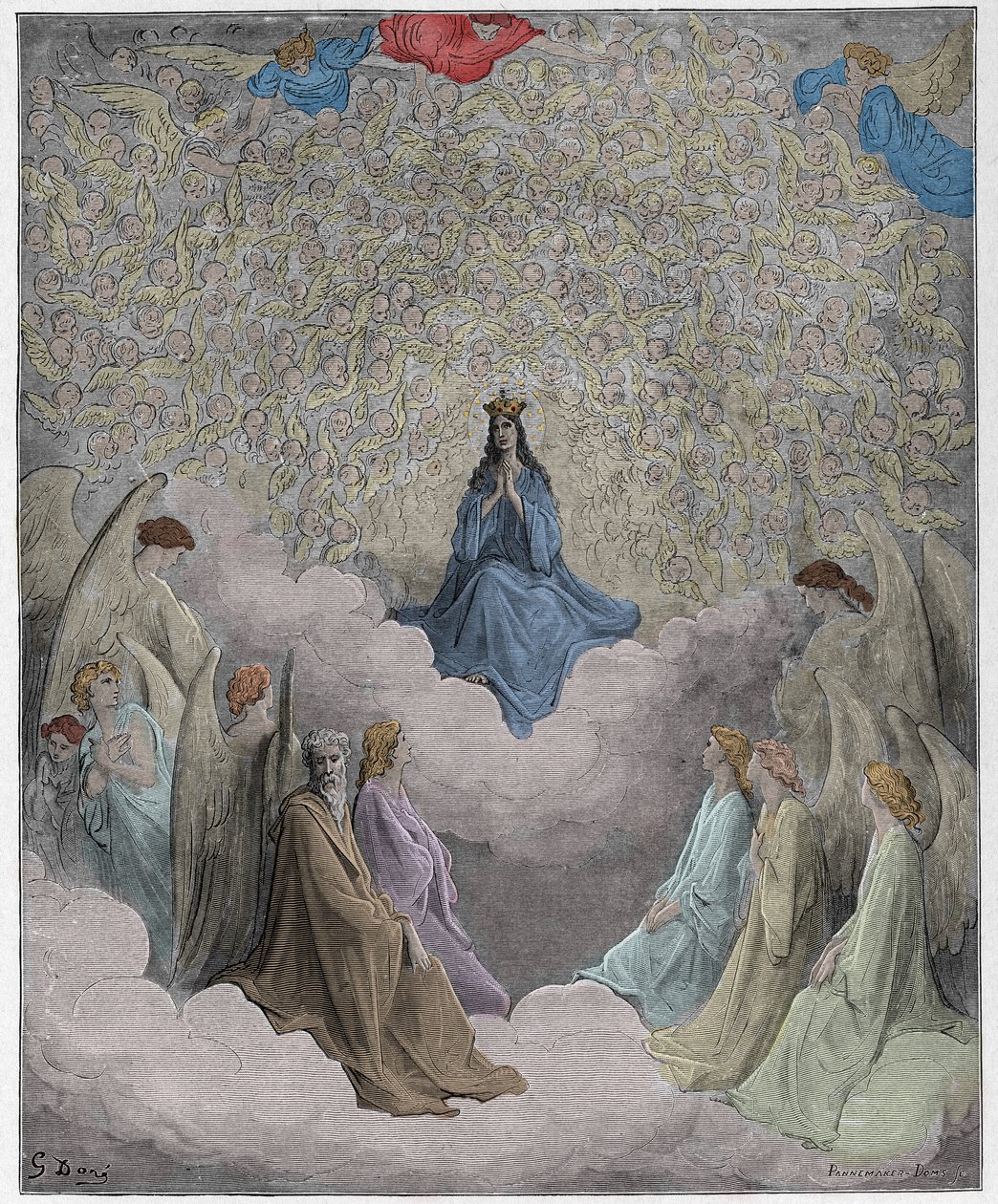 Paradiso, Canto 31: La regina del cielo - di Dante Alighieri da Gustave Dore