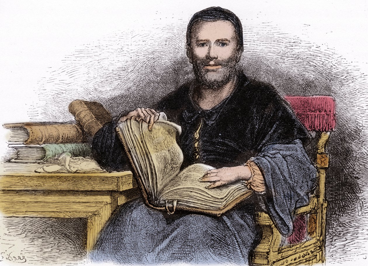 Ritratto di Rabelais - illustrazione da 
