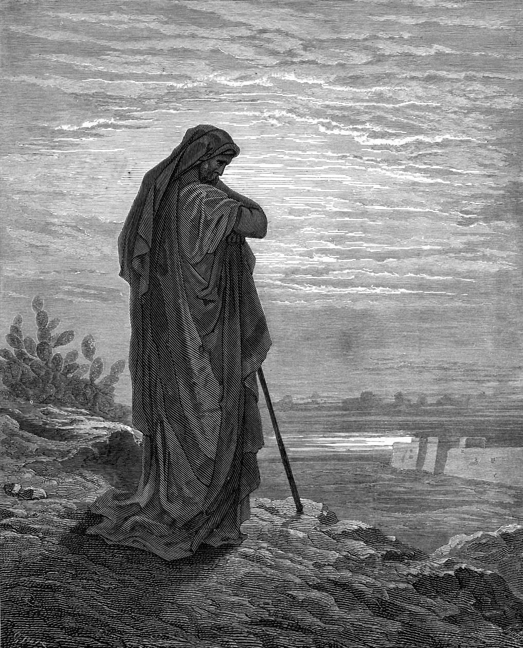 Profeta Amos, incisione di Gustave Doré - Bibbia da Gustave Dore