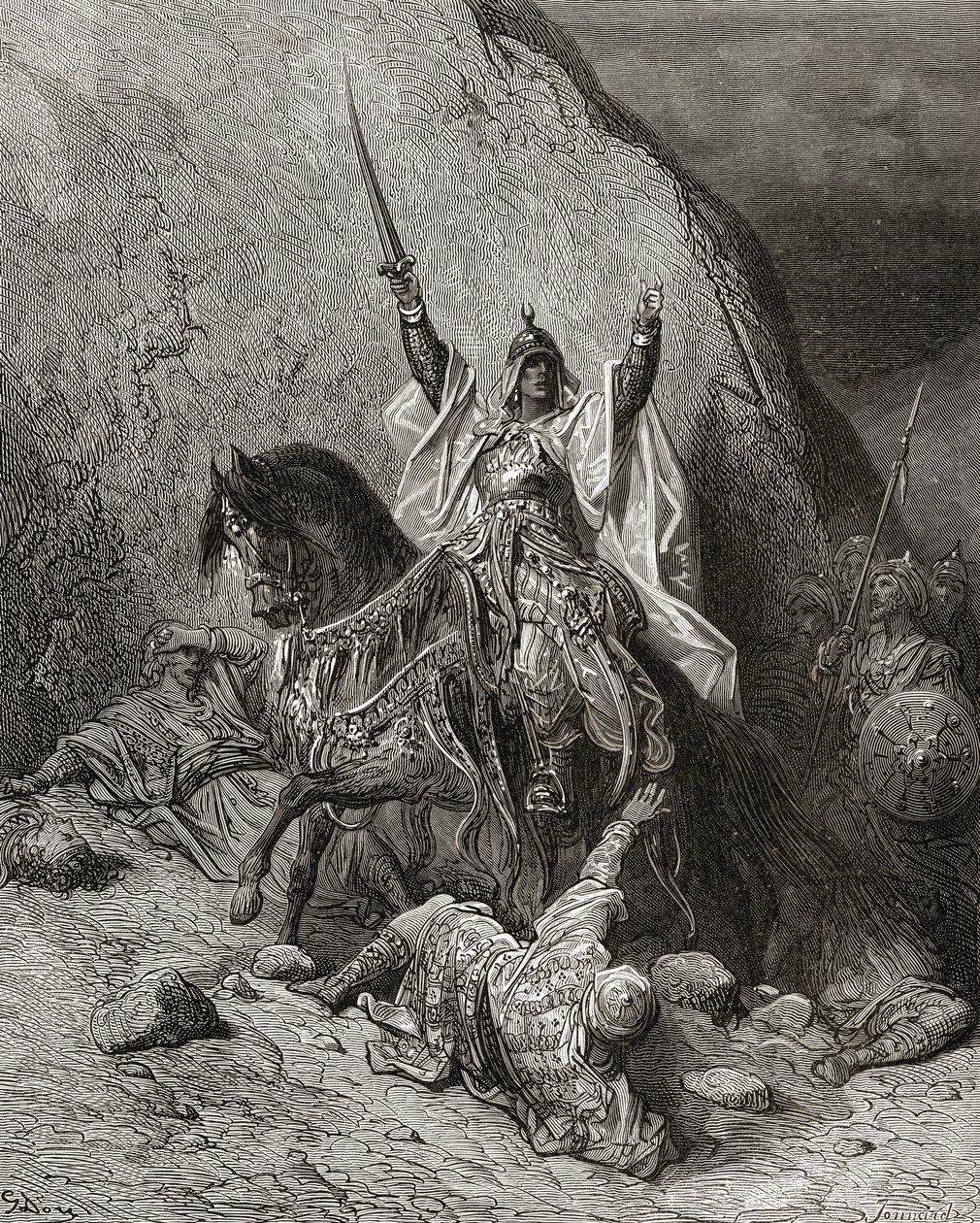 Saladino Yusuf (m.1173) Sultano durante la Seconda Crociata, illustrazione da 