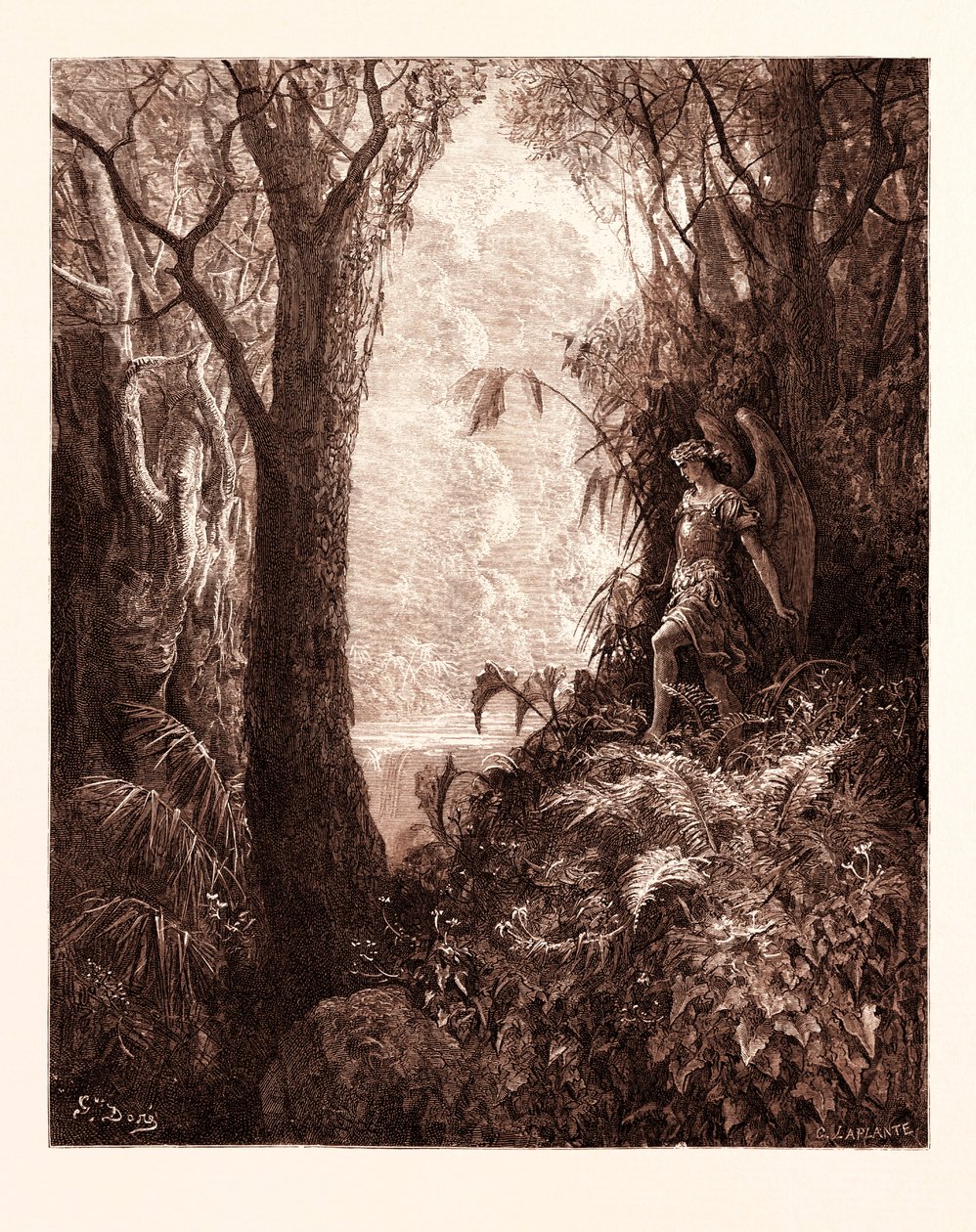 Satana in Paradiso da Gustave Dore