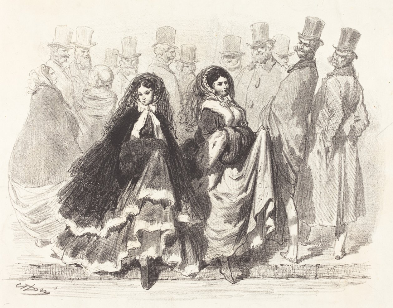 Scena di Strada da Gustave Dore