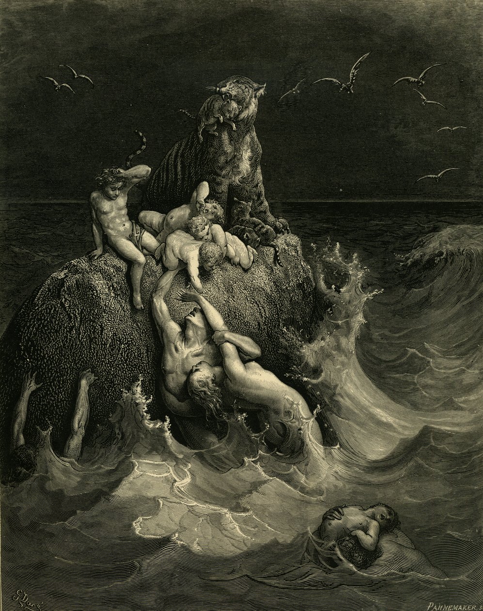 Il diluvio Frontespizio dell