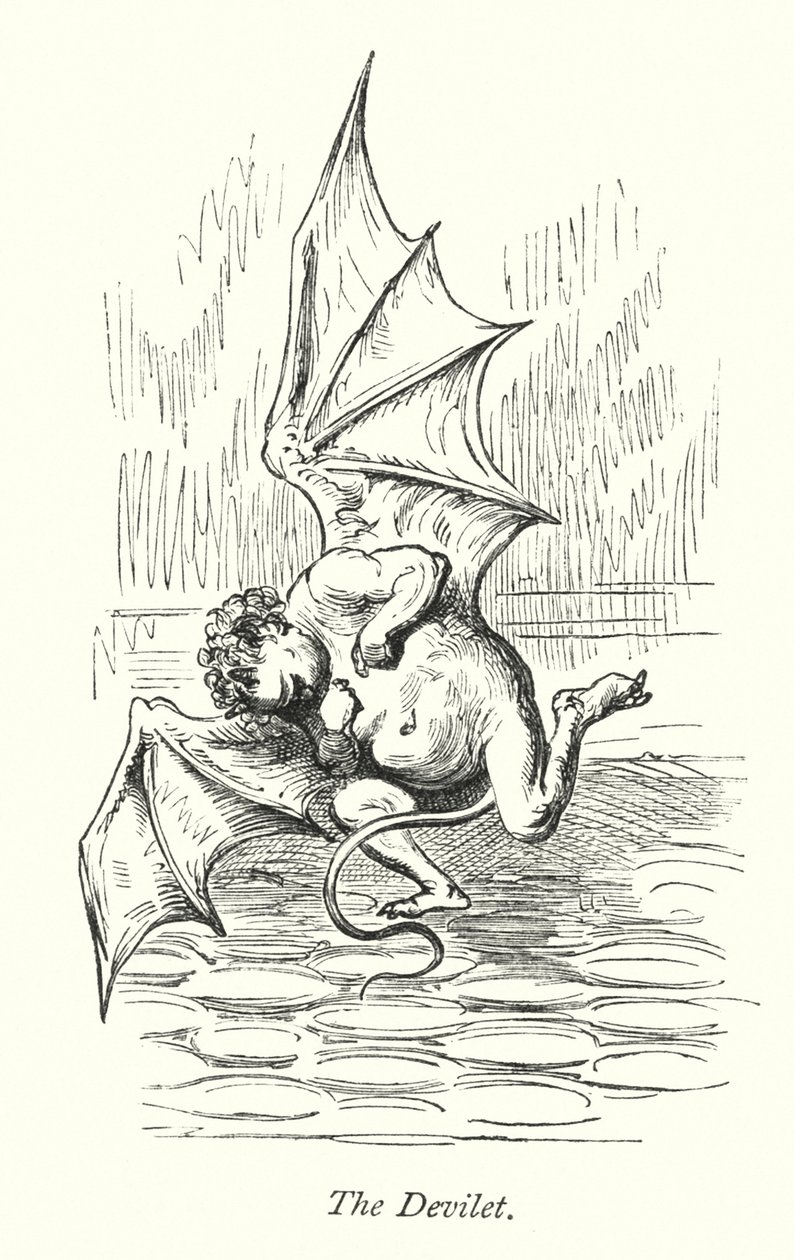 Il Diavoletto (incisione) da Gustave Dore