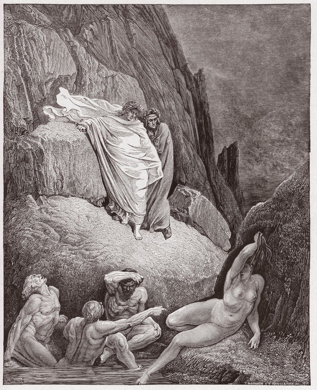 La Divina Commedia, Inferno, Canto 18: Virgilio mostra a Dante l
