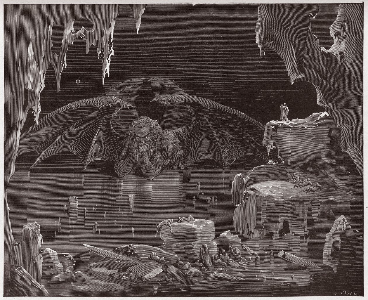 La Divina Commedia, Inferno, Canto 34: Lucifero, re dell