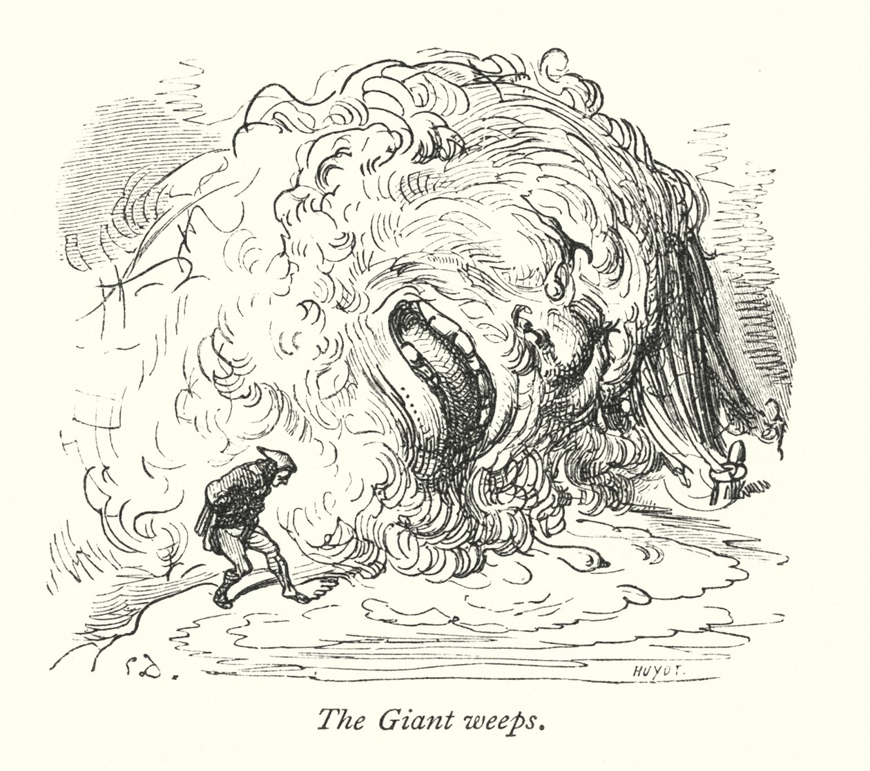 Il gigante piange (incisione) da Gustave Dore
