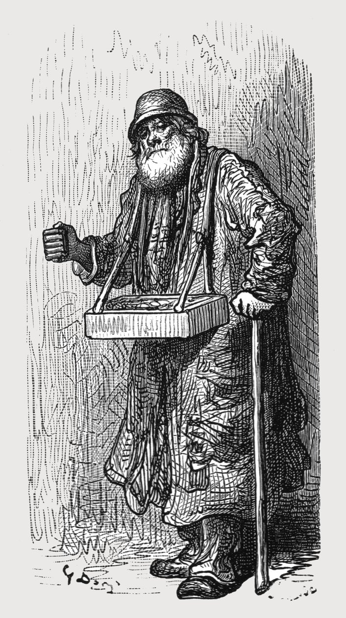 Il venditore di fiammiferi da Gustave Dore