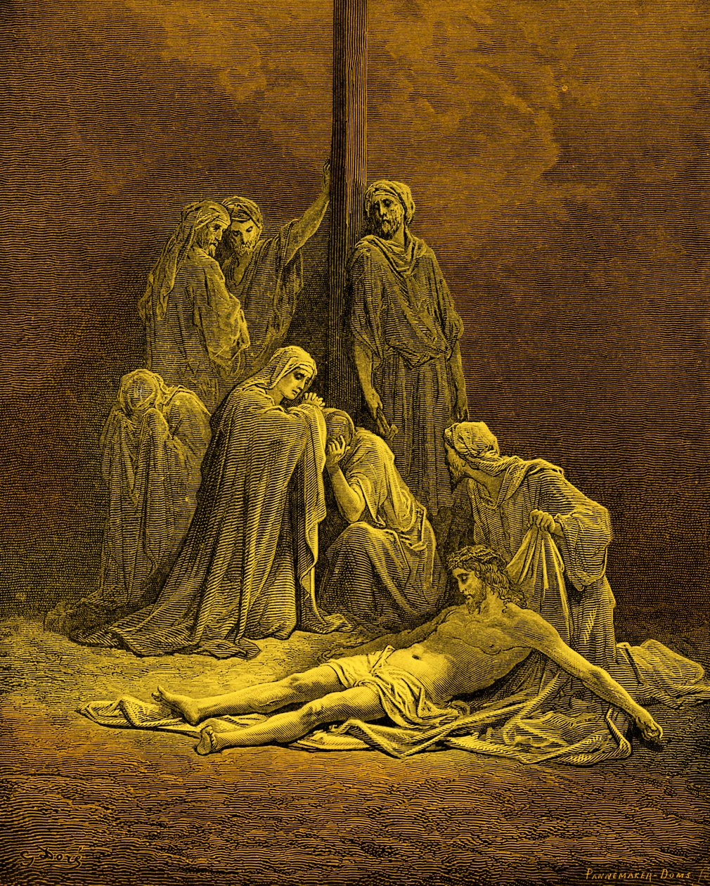 Il Cristo morto - Bibbia da Gustave Dore