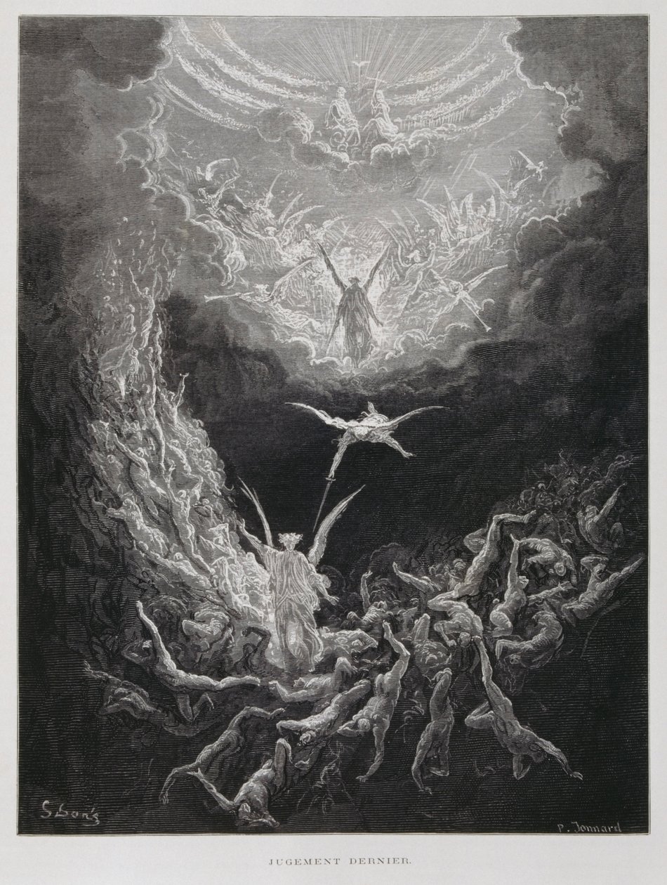 Il Giudizio Universale, illustrazione dalla Bibbia di Doré da Gustave Dore