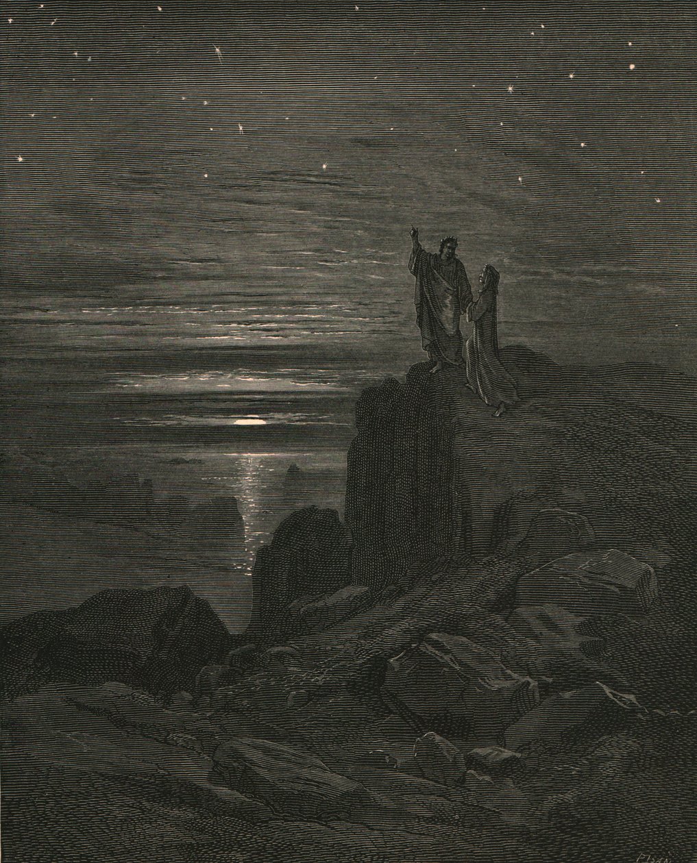 Di là uscimmo a riveder le stelle, c1890 da Gustave Dore