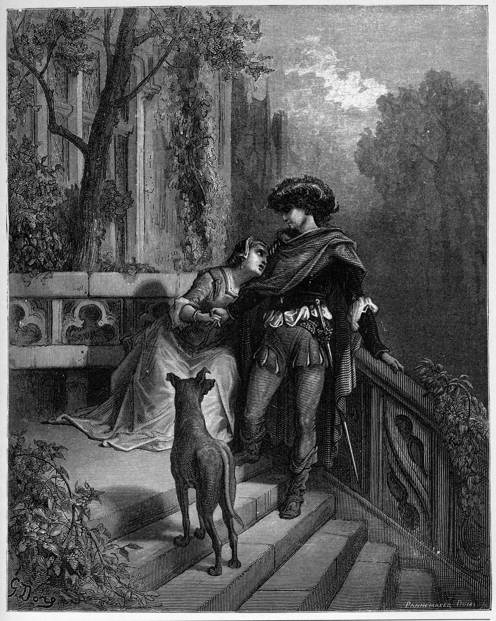 I due piccioni - da "Favole" di Jean de La Fontaine da Gustave Dore