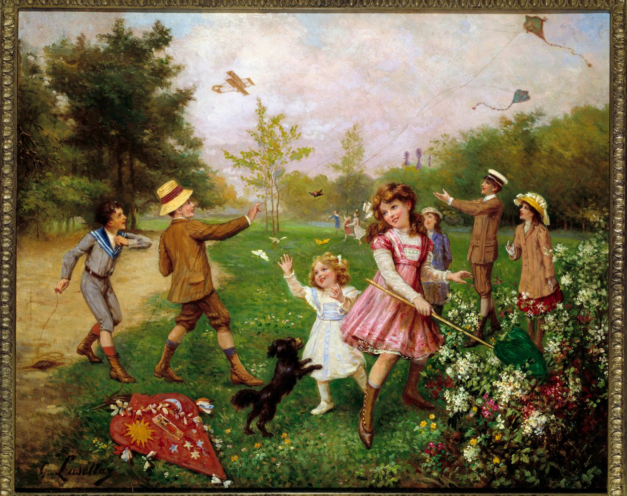 La caccia alle farfalle da Gustave Francois Lasellaz