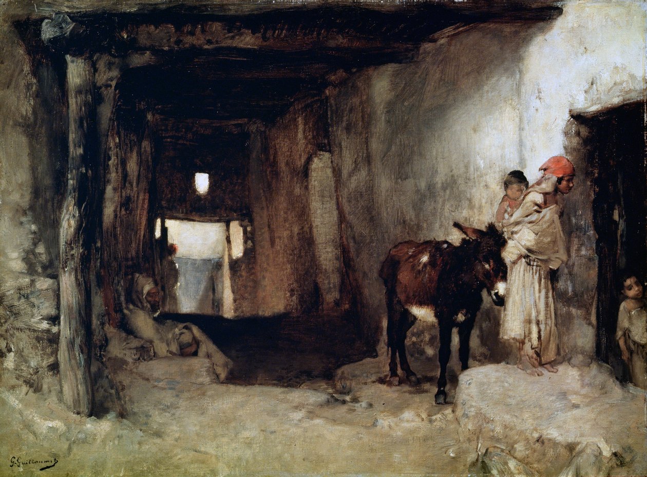 Una casa nel Sahara, 1880 da Gustave Guillaumet