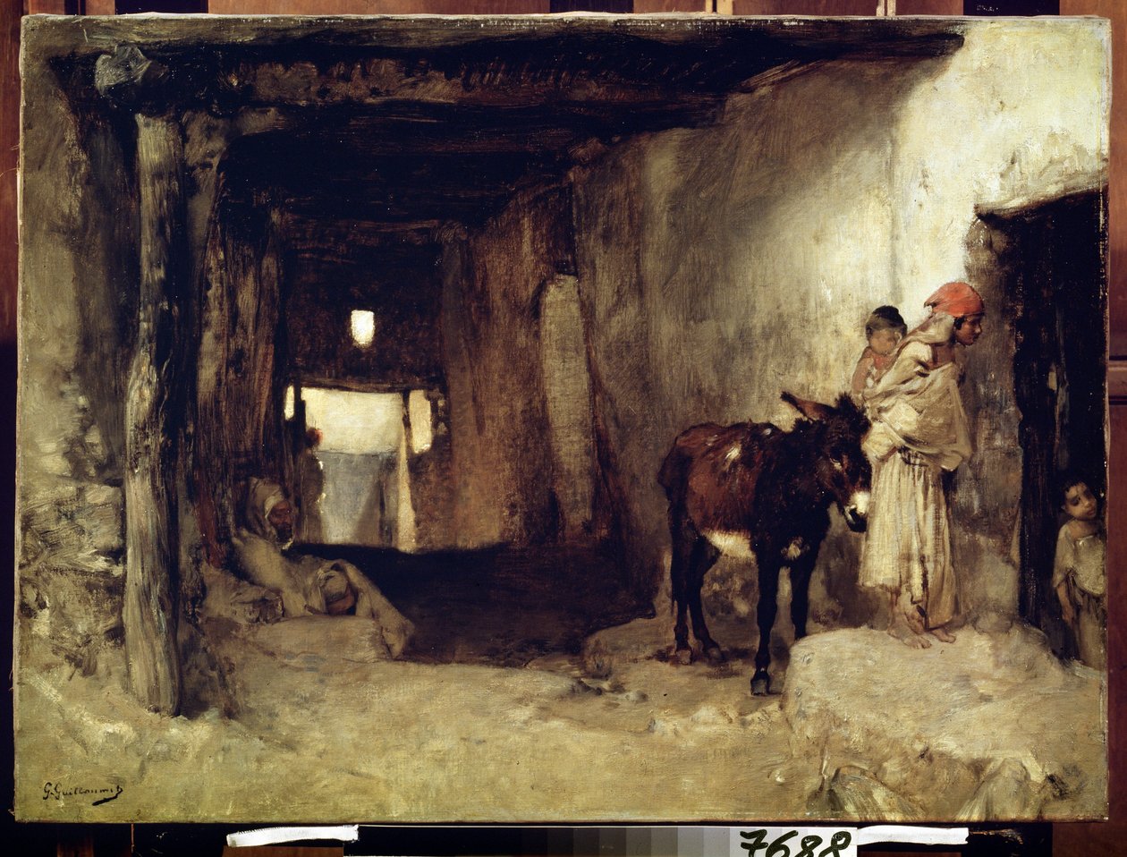 Orientalismo: "Una casa nel Sahara" da Gustave Guillaumet